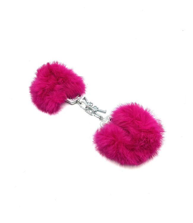 Rabbit Fur Handcuffs | BDSM Cuffs