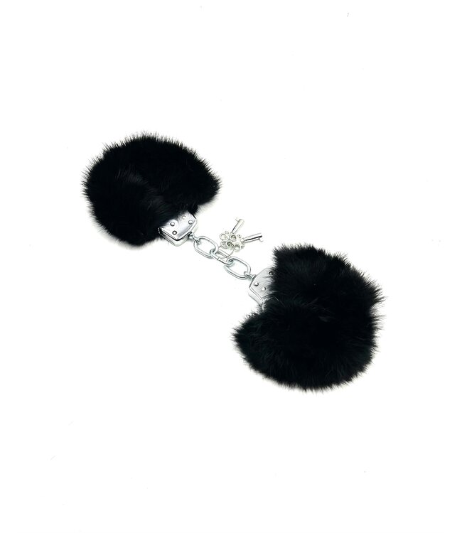 Rabbit Fur Handcuffs | BDSM Cuffs