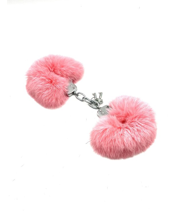 Rabbit Fur Handcuffs | BDSM Cuffs