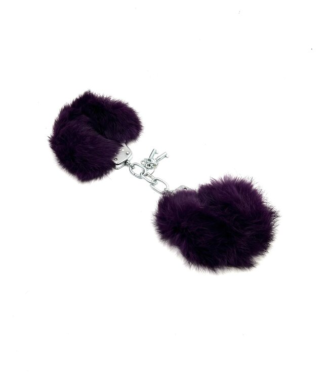 Rabbit Fur Handcuffs | BDSM Cuffs