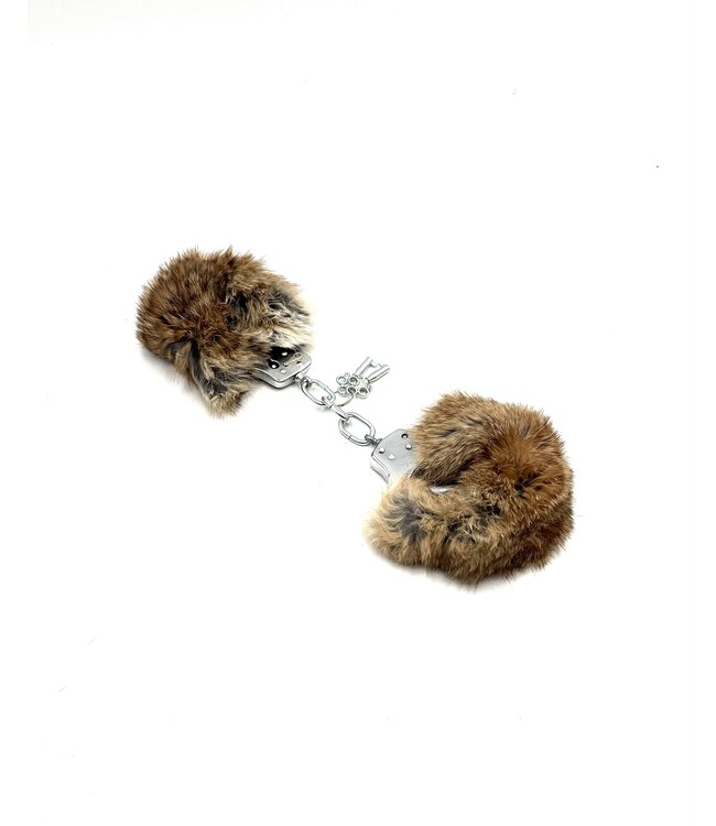 Rabbit Fur Handcuffs | BDSM Cuffs