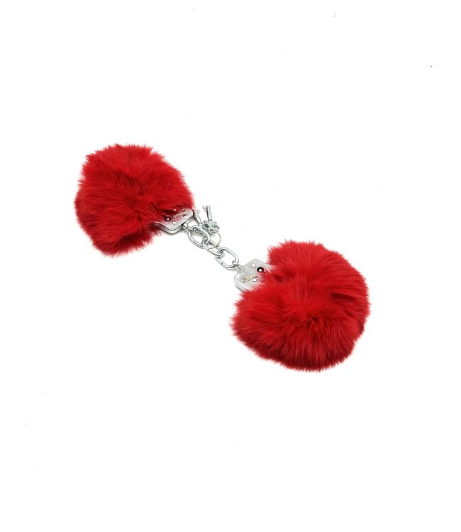 Rabbit Fur Handcuffs | BDSM Cuffs