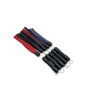 TOF INC Leather Swivel Flogger for Impact Play