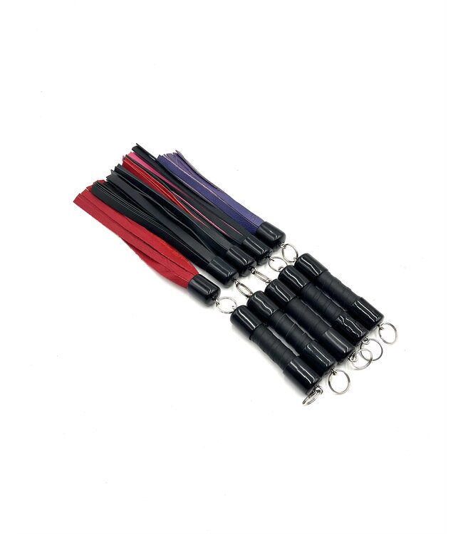 Leather Swivel Flogger for Impact Play