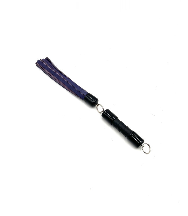 Leather Swivel Flogger for Impact Play