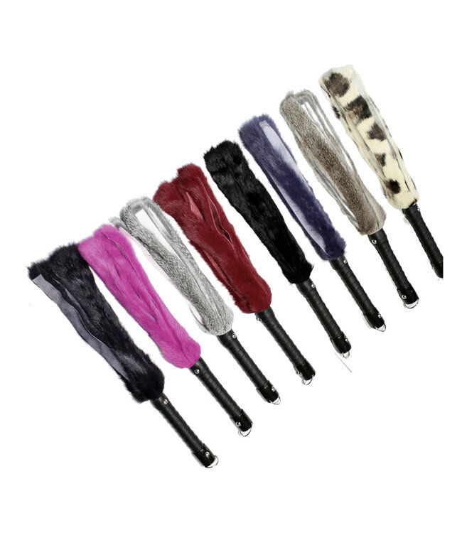 Rabbit fur BDSM Flogger