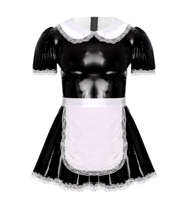 Sissy Maid Shiny Outfit