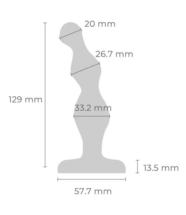 b-Vibe Stainless Steel Anal Beads