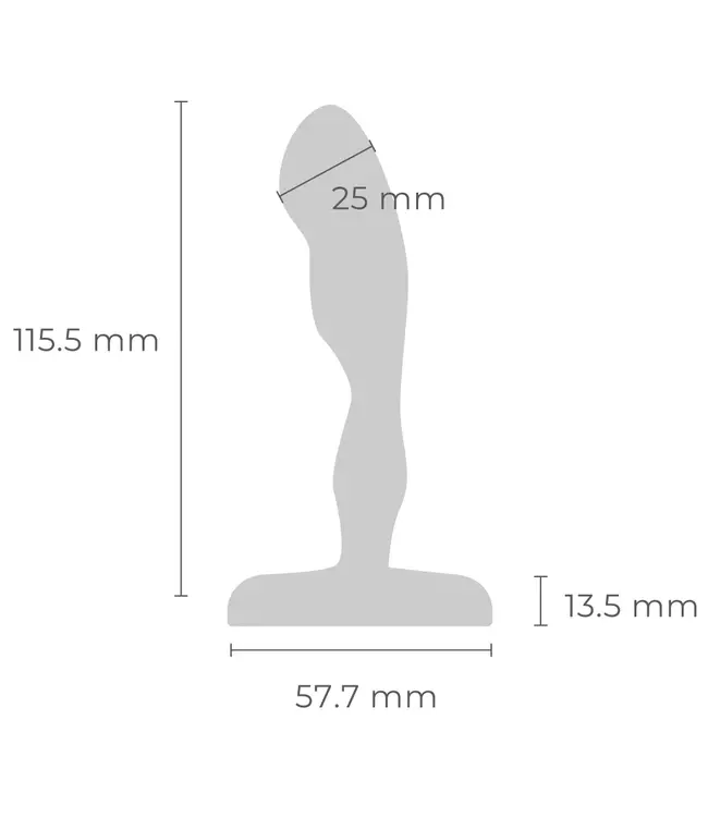 b-Vibe Stainless Steel Prostate Plug