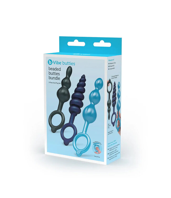 Beaded Butties Bundle 3-Piece Anal Plug Set