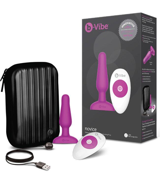 b-Vibe Novice Vibrating Anal Plug