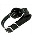 Solid Rubber Ball Gag with Lockable Straps