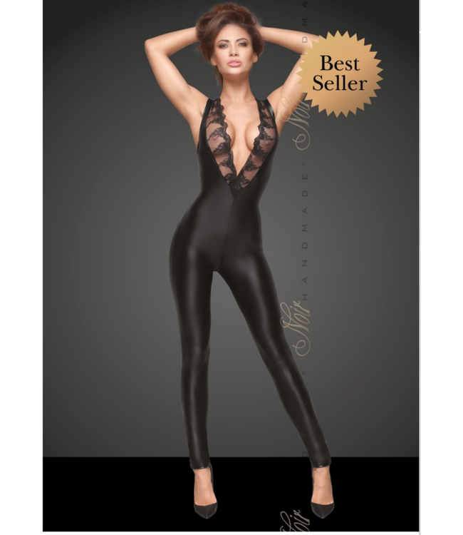 Sleeveless and lacy bodysuit