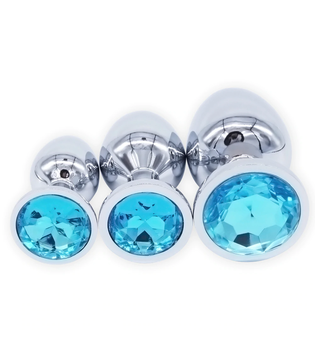 Small Stainless Steel Jewel Butt Plug