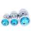 Small Stainless Steel Jewel Butt Plug