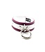Candy Pink Leather Collar | Jaguar Collection  By Aslan Leather
