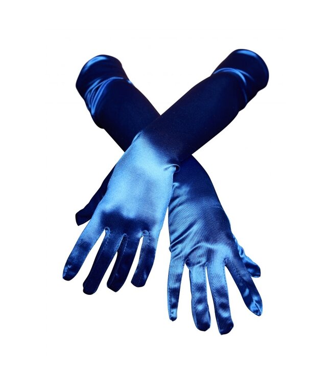 Satin gloves - Elbow length