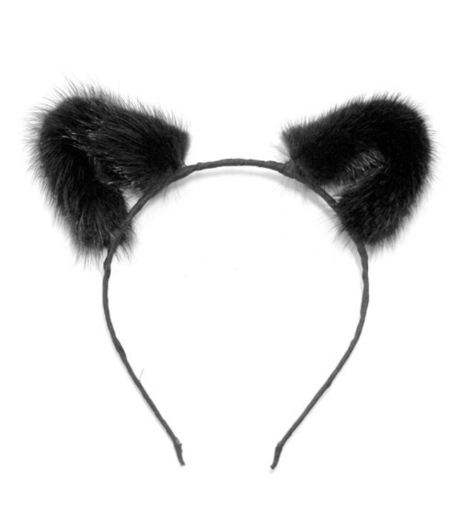 Mink Fur Cat Ears Headband