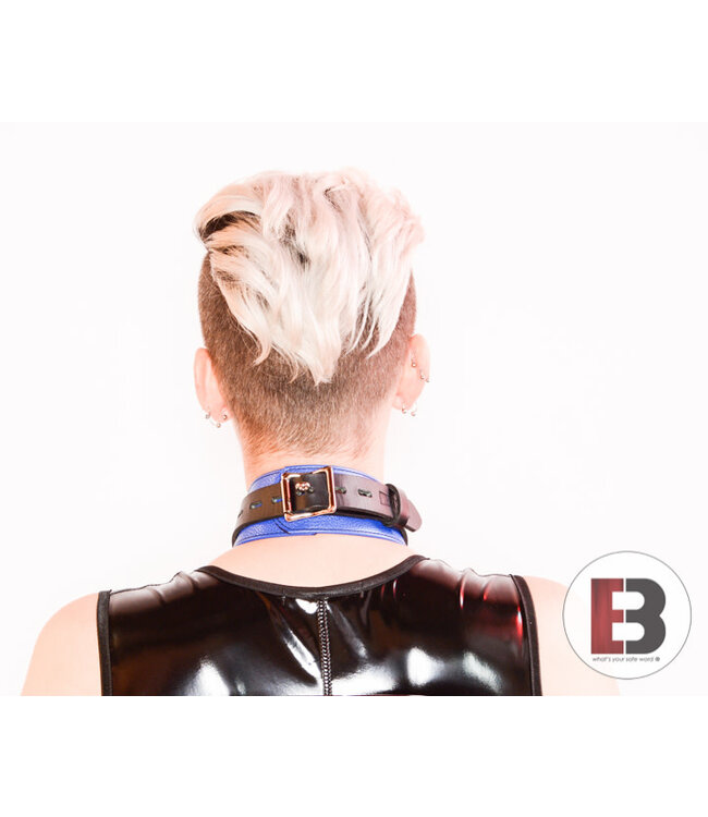 Deluxe 3 D-ring  Bondage Collar