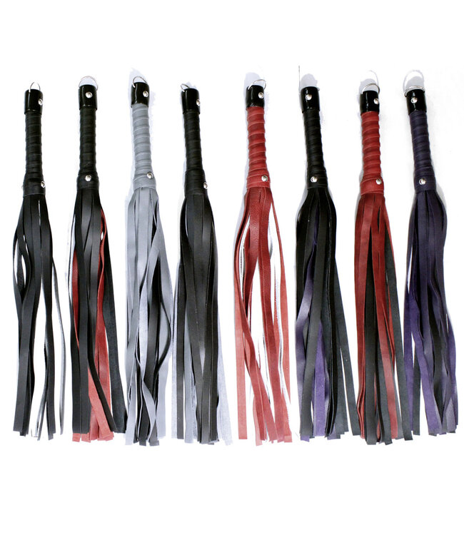 24" Deluxe Leather Flogger