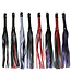 Deluxe Leather Flogger with a Smooth Handle