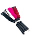 20 Inch Rabbit Fur And Leather Swivel Flogger