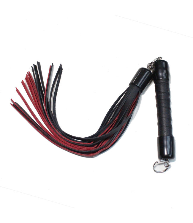Leather Swivel Flogger for Impact Play
