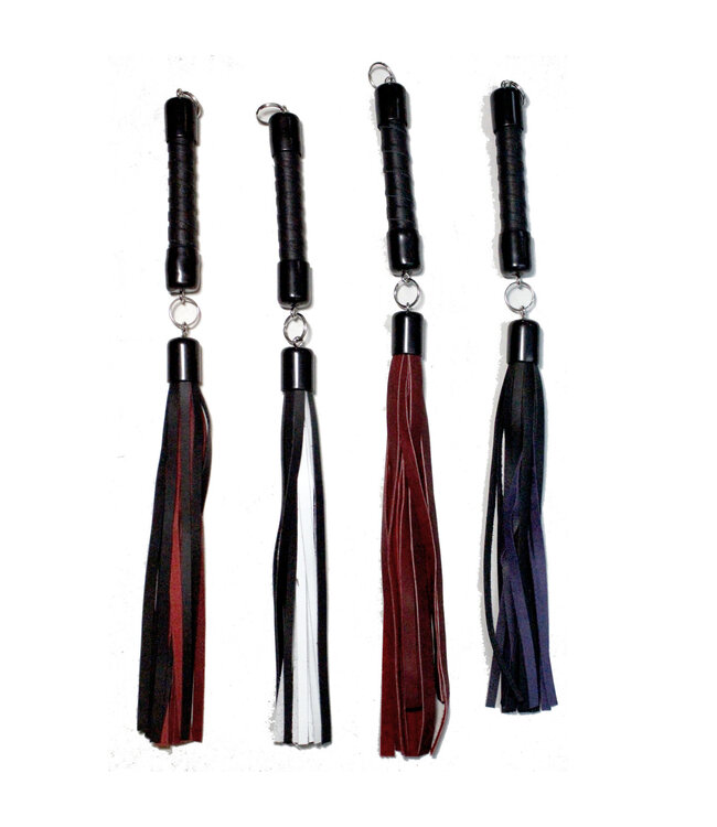 15 Inch Leather Swivel Flogger