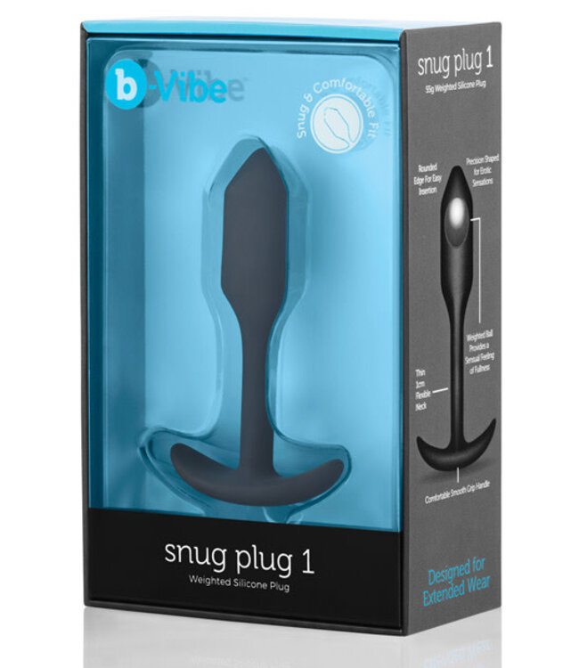 b-Vibe Anal Weighted Snug Plug 1 | Butt Plug