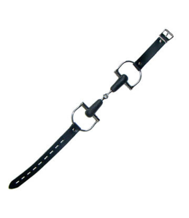 Horse Lockable Rubber Bit Gag