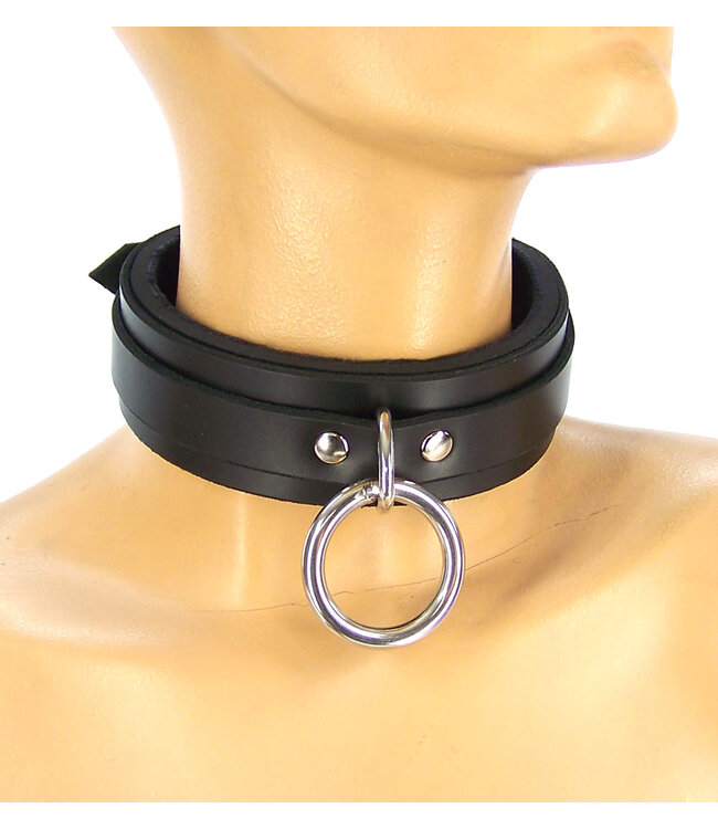 Locking Leather/Neoprene Collar