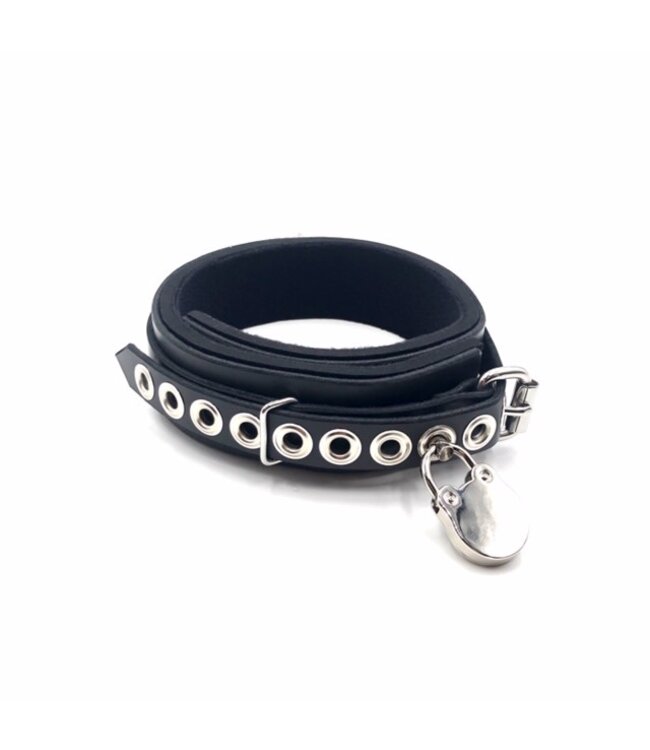 Locking Leather/Neoprene Collar