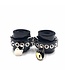 Locking Lined PVC Wrist Bondage Cuffs