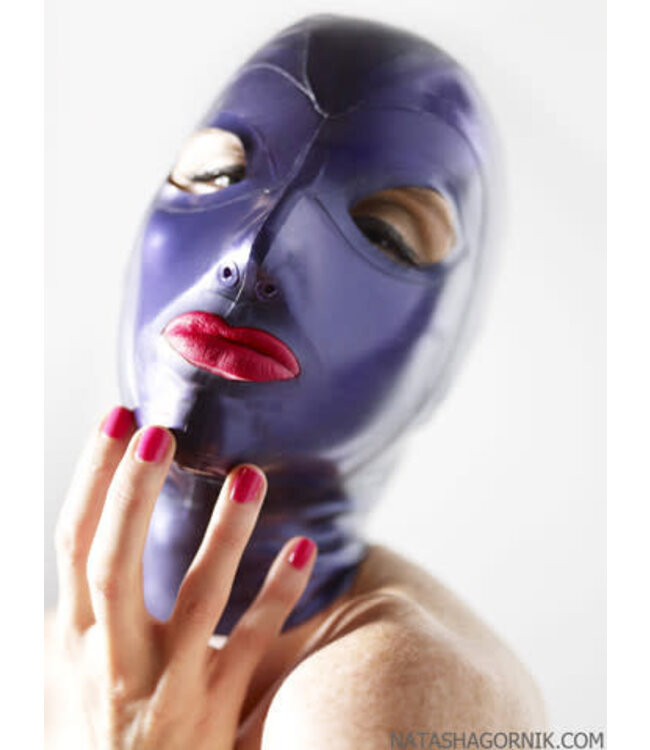 Moderne Latex Hood with Cat eyes
