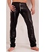 Noir Handmade PVC Black Pants with Shiny Accents