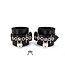 Locking Leather Ankle Bondage Cuffs