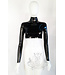 Latex Simple Crop Top