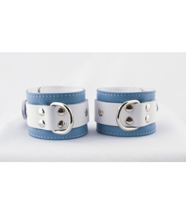Crystal Blue Ankle Cuffs