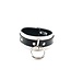 Black and White Leather Collar | Jaguar Collection  By Aslan Leather