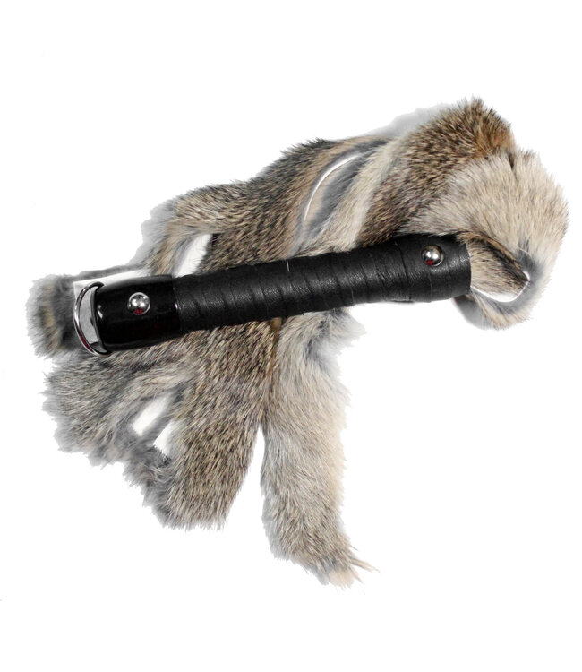 Rabbit fur BDSM Flogger