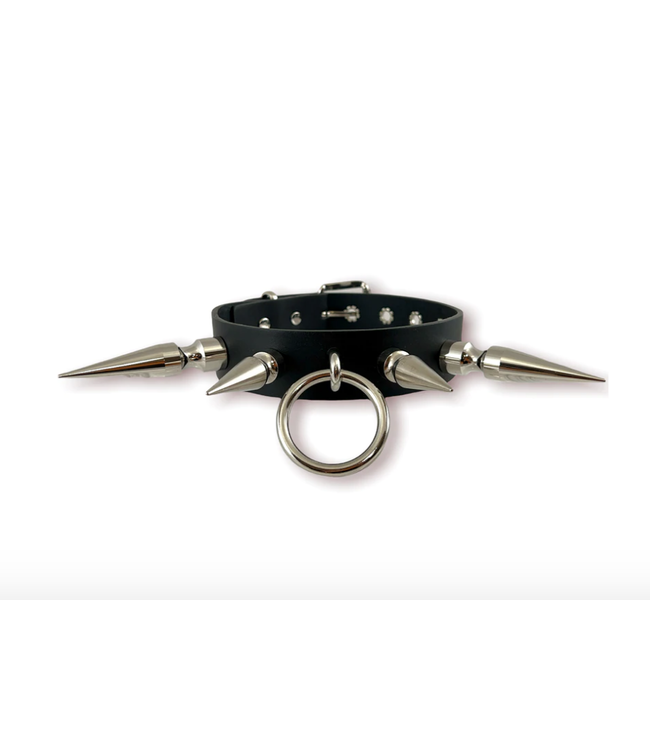 Extra Long Spike Choker with D-Ring