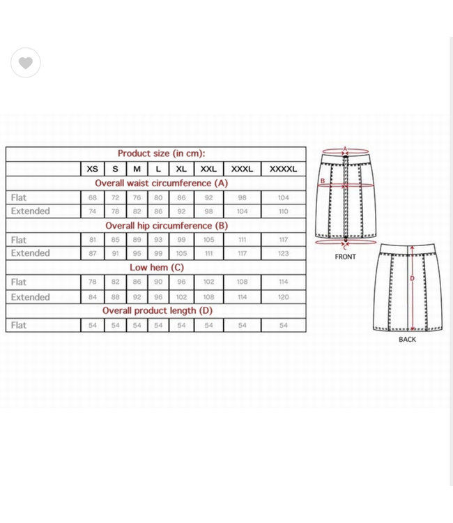 Mrs. Chloe wetlook skirt