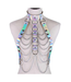 Faux Leather Chain Chest Harness