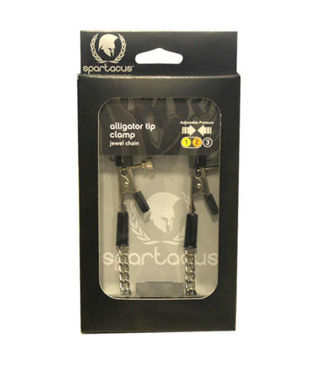 Adjustable Alligator Clamps - Jewel Chain