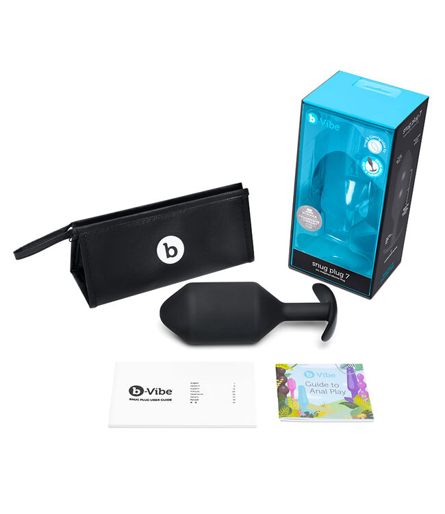 B-Vibe Snug Plug 7 | Weighted Butt Plug