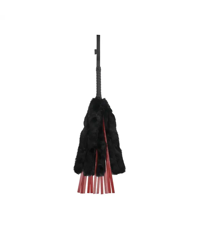Sportsheets Saffron Faux Fur Flogger with Faux Leather Strands