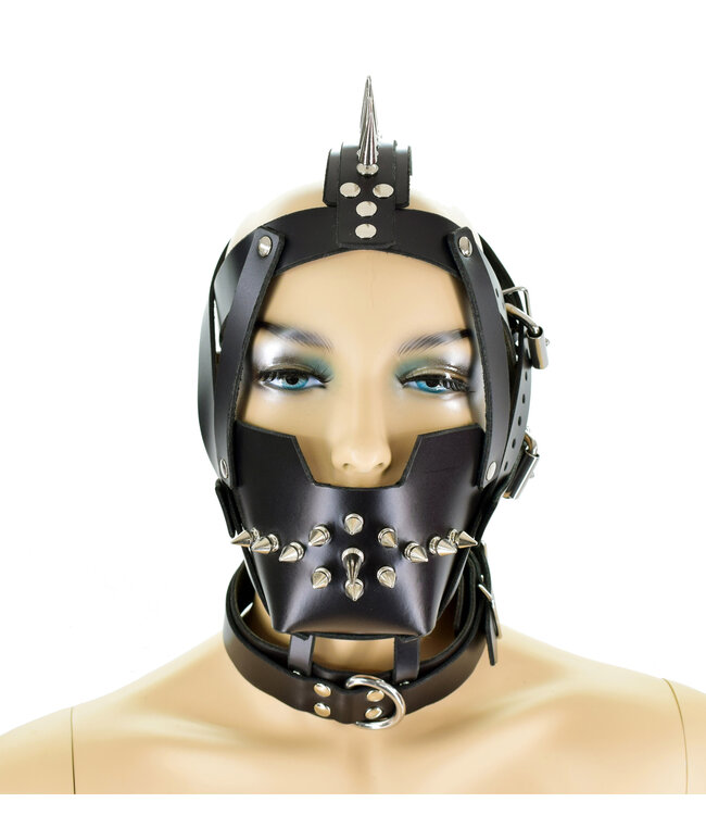 Spike Mohawk Bondage Hood