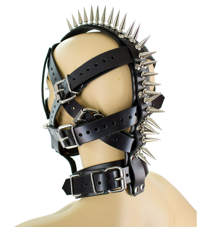 Spike Mohawk Bondage Hood