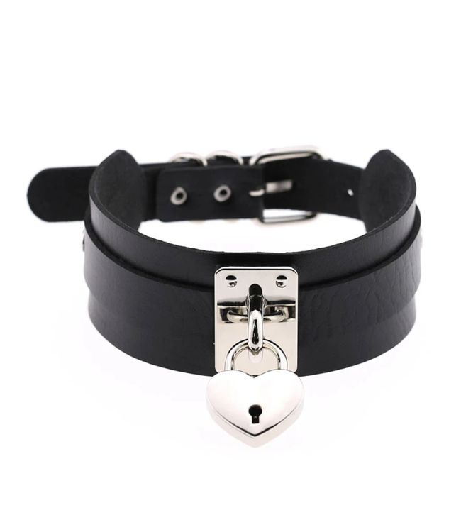 Fashionista Vegan choker with Lock