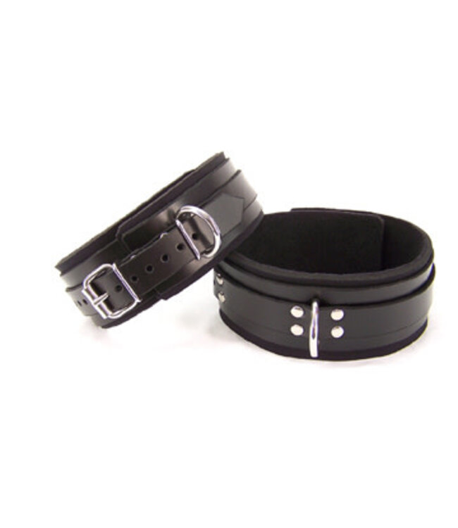 Lined Leather Thigh Cuffs